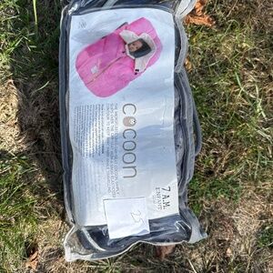 Baby sleeping bag—over carseat